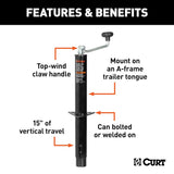 CURT Trailer Tongue Jack (MPN: 25007)