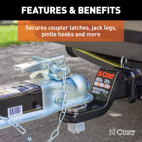 Curt Trailer Coupler Safety Pin Clip (MPN: 25034)