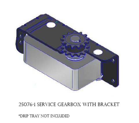 Replacement Gear Box for 12 Volt Accu-Slide Cable Driven Room System (MPN: 25076-1)