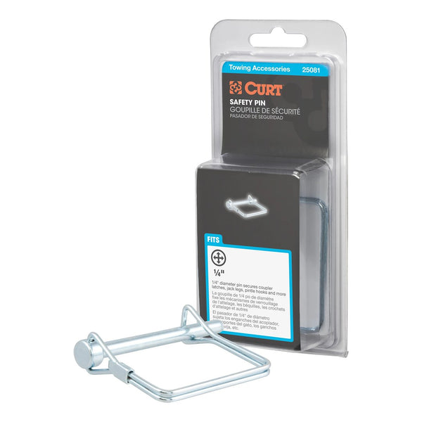 CURT Trailer Coupler Safety Pin Clip (MPN: 25081)