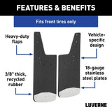 Luverne Textured Rubber Mud Guards (MPN: 250930)