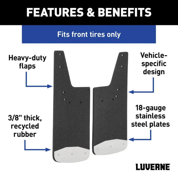 Luverne Textured Rubber Mud Guards (MPN: 250930)