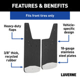 Luverne Textured Rubber Mud Guards (MPN: 250934)