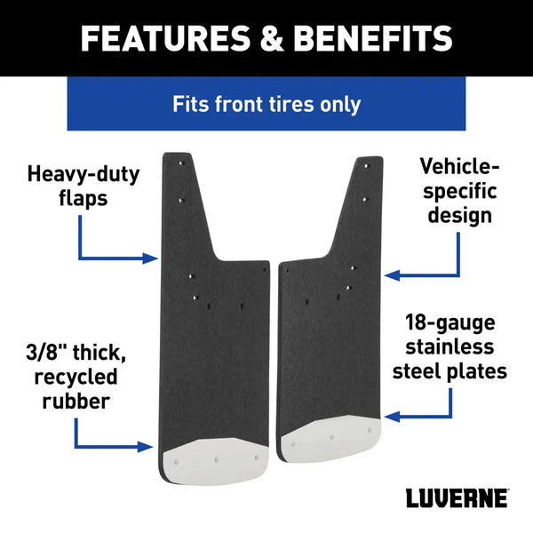 Luverne Textured Rubber Mud Guards (MPN: 250934)