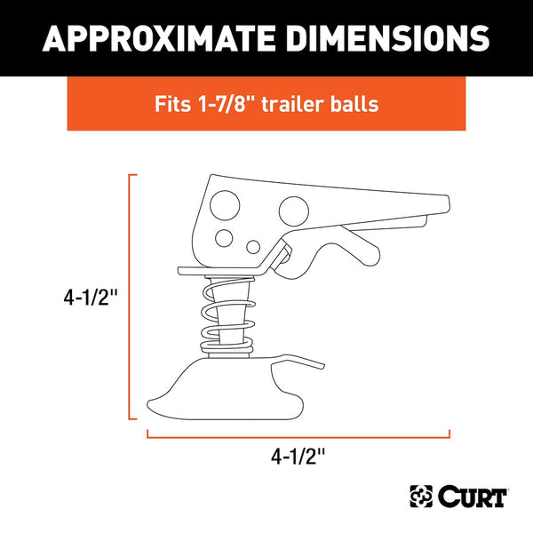 CURT Trailer Coupler Repair Kit (MPN: 25094)