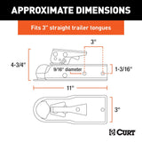 CURT Trailer Coupler Class III (MPN: 25100)