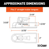 CURT Trailer Coupler Class I (MPN: 25128)