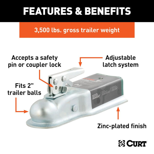 CURT Trailer Coupler Class II (MPN: 25138)