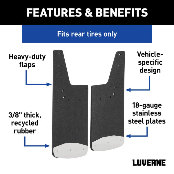 Luverne Textured Rubber Mud Guards (MPN: 251451)
