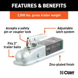 CURT Trailer Coupler Class II (MPN: 25153)