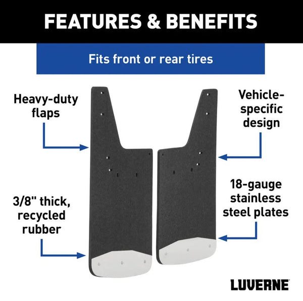 Luverne Textured Rubber Mud Guards (MPN: 251540)