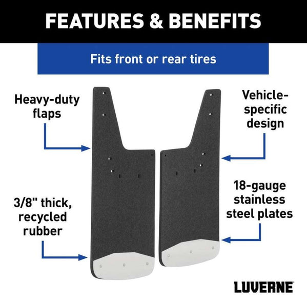 Luverne Textured Rubber Mud Guards (MPN: 251720)
