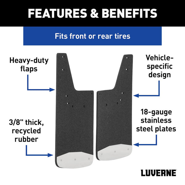 Luverne Textured Rubber Mud Guards (MPN: 251723)