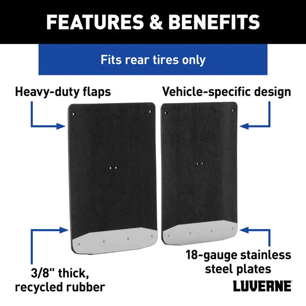 Luverne Textured Rubber Mud Guards (MPN: 251724)