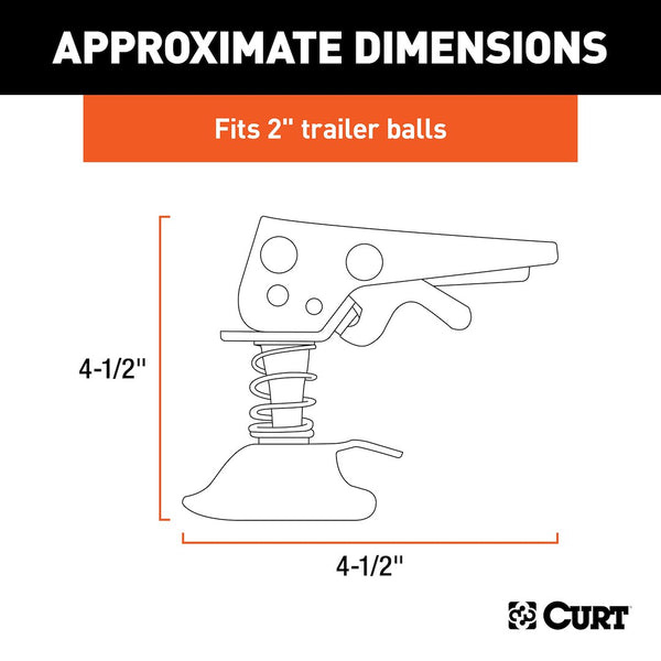 CURT Trailer Coupler Repair Kit (MPN: 25194)