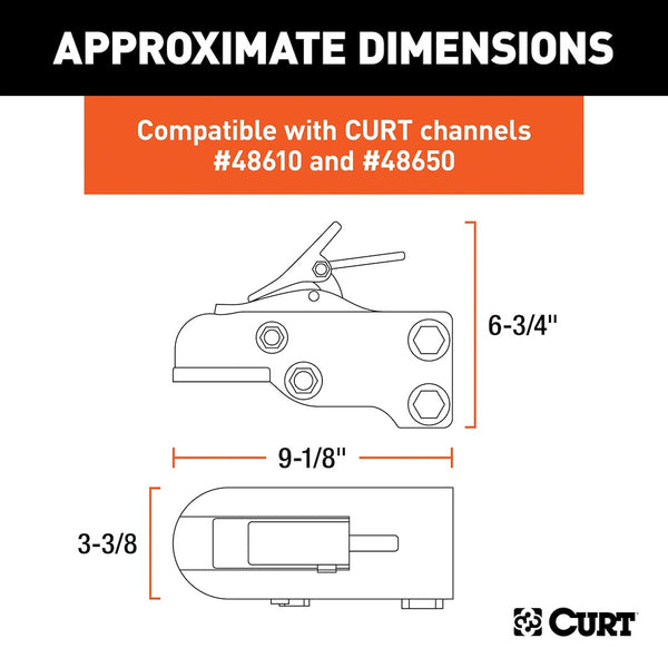 CURT Trailer Coupler (MPN: 25328)