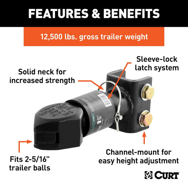 CURT Adjustable Channel Coupler (MPN: 25329)