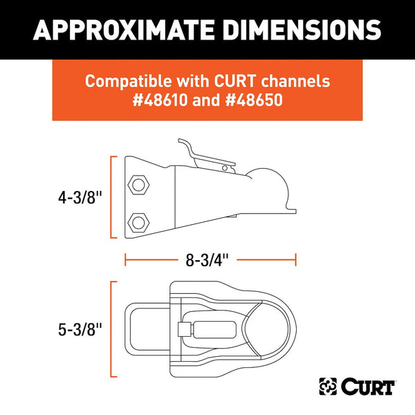 CURT Adjustable Channel Coupler (MPN: 25330)
