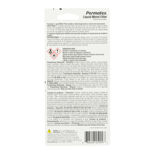 Permatex Epoxy Adhesive Tube (MPN: 25909)