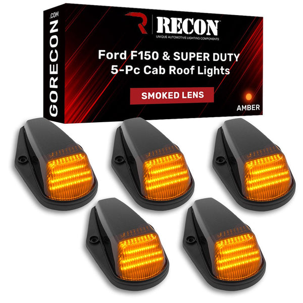Recon Smoked Cab Roof Marker Light (MPN: 264100BK)