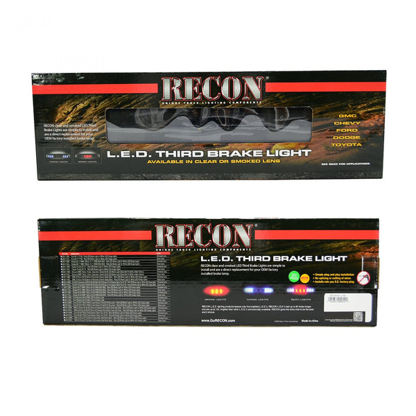Recon Accessories High Mount Stop Light (MPN: 264125BK)