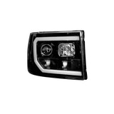 RECON Headlight Assembly With Halogen Bulbs (MPN: 264271BKC)