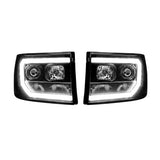 RECON Headlight Assembly With Halogen Bulbs (MPN: 264271BKC)