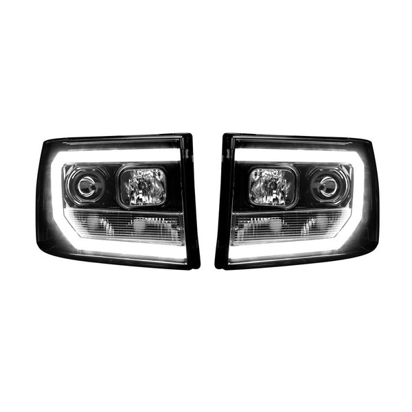 RECON Headlight Assembly With Halogen Bulbs (MPN: 264271BKC)