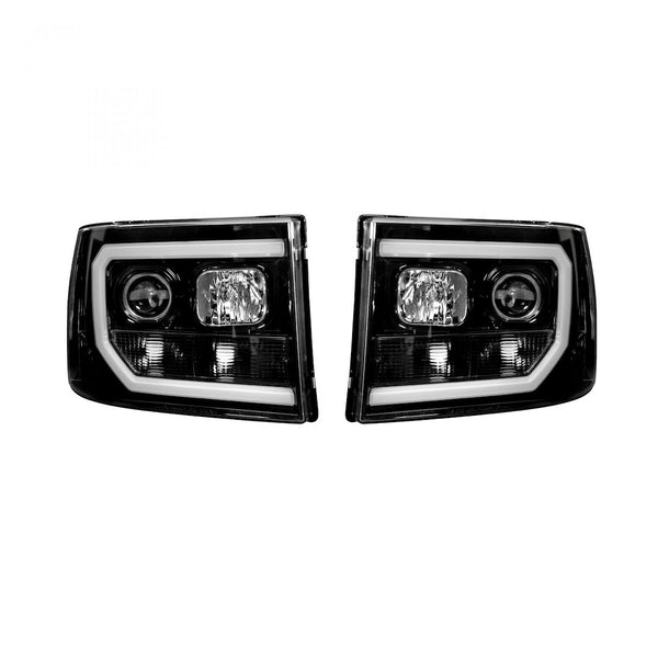 RECON Headlight Assembly With Halogen Bulbs (MPN: 264271BKC)