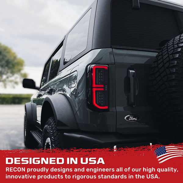 Recon Accessories Tail Light Assembly (MPN: 264279BK)
