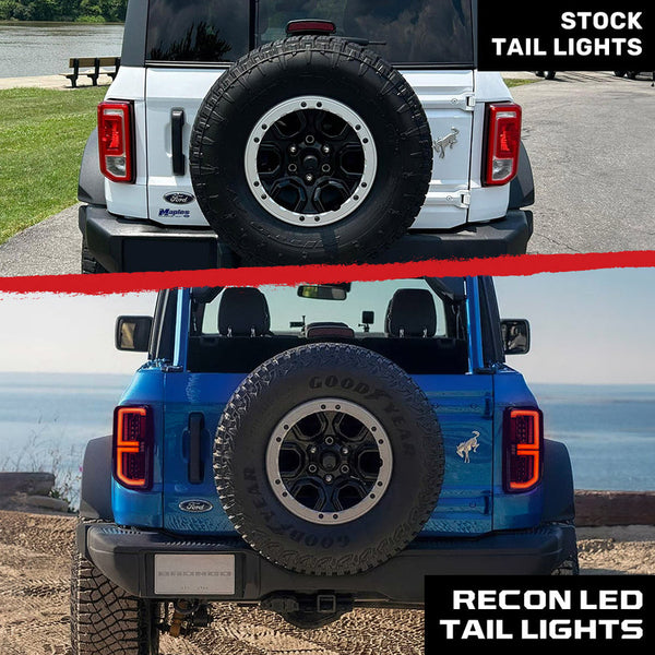 Recon Accessories Tail Light Assembly (MPN: 264279BK)