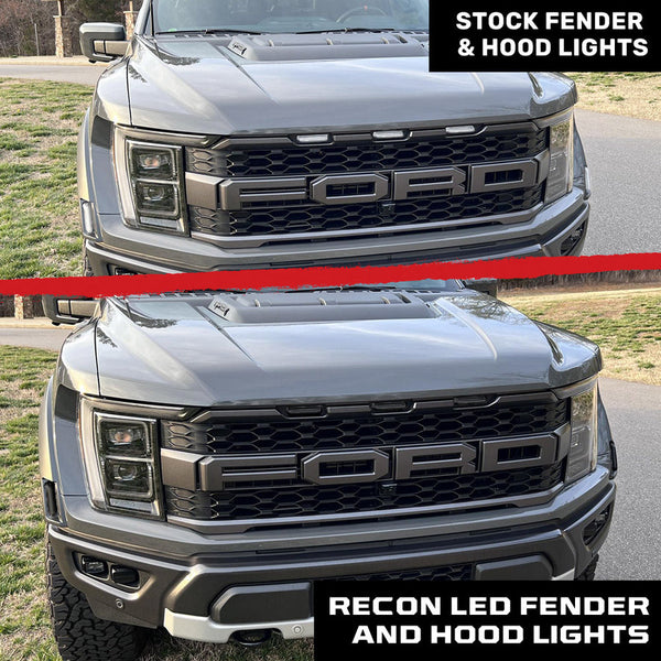 Recon LED Fender Lights (MPN: 264339BK)