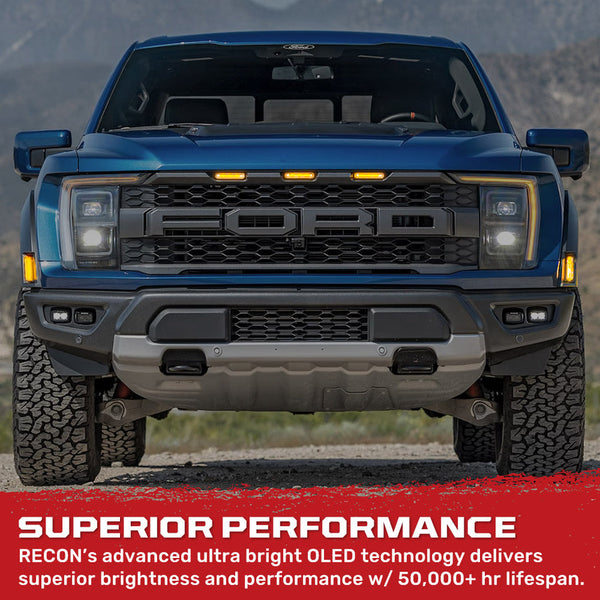 Recon LED Fender Lights (MPN: 264339BK)