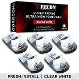 Recon Accessories Roof Marker Light (MPN: 264342CLHPWH)