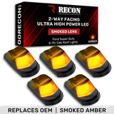Recon Accessories Roof Marker Light (MPN: 264343BKHPAM)