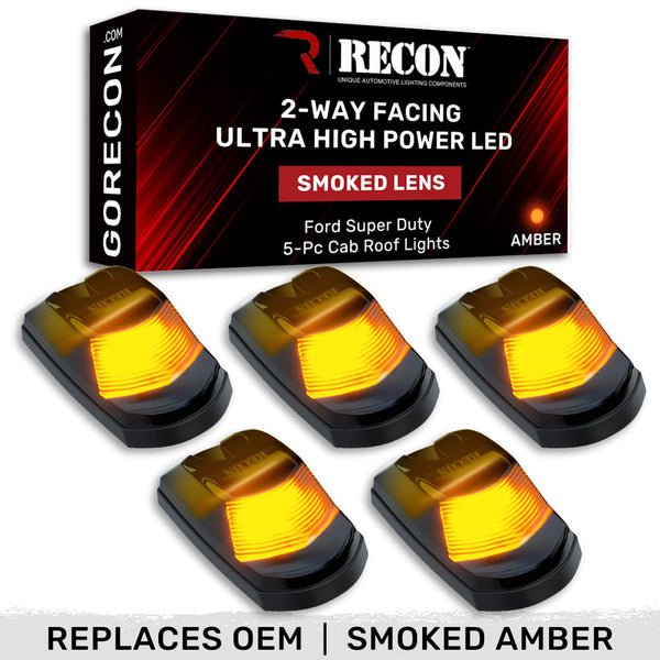 Recon Accessories Roof Marker Light (MPN: 264343BKHPAM)