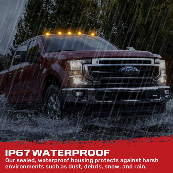 Recon Accessories Roof Marker Light (MPN: 264343BKHPAM)