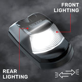 Recon Accessories Roof Marker Light Set (MPN: 264343BKHPWH)