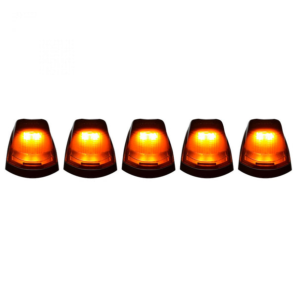 Recon Accessories Roof Marker Light Set (MPN: 264343BKRGB)