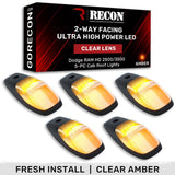 Recon Accessories Roof Marker Light (MPN: 264345CLHPAM)