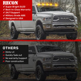 Recon Accessories Roof Marker Light (MPN: 264345CLHPAM)