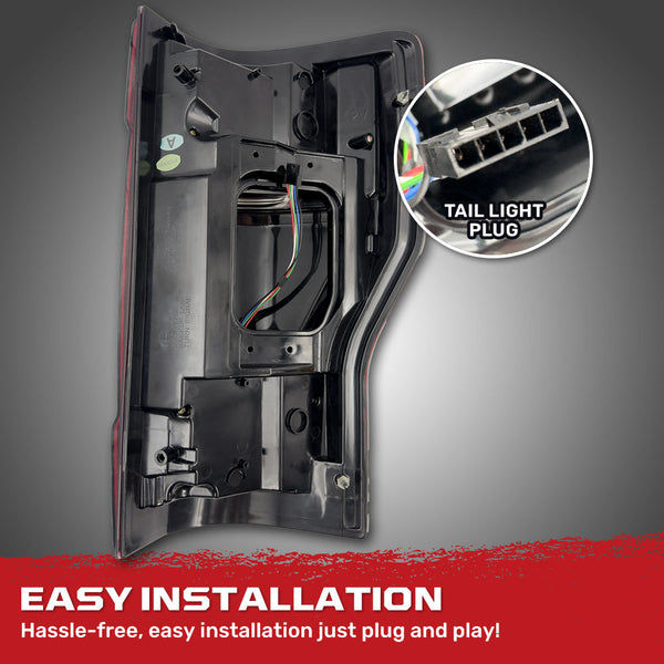Recon Accessories Tail Light Assembly (MPN: 264399BK)