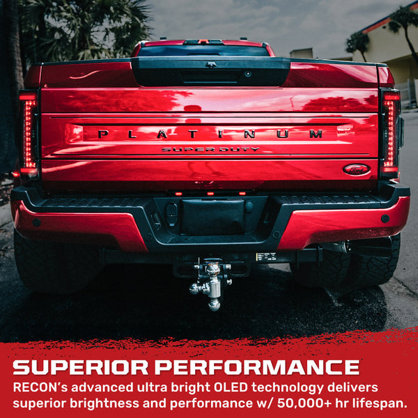 Recon Accessories Tail Light Assembly (MPN: 264399BK)