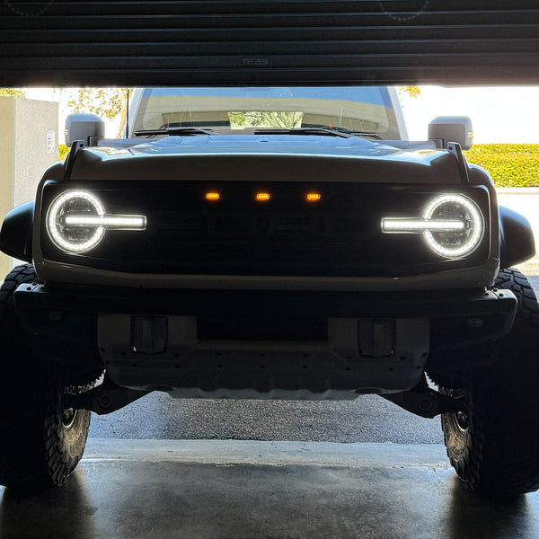Recon Ultra High Power LED Projector Headlights (MPN: 264479BKWH)