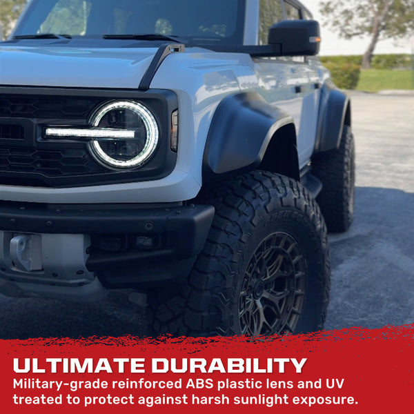 Recon Ultra High Power LED Projector Headlights (MPN: 264479BKWH)