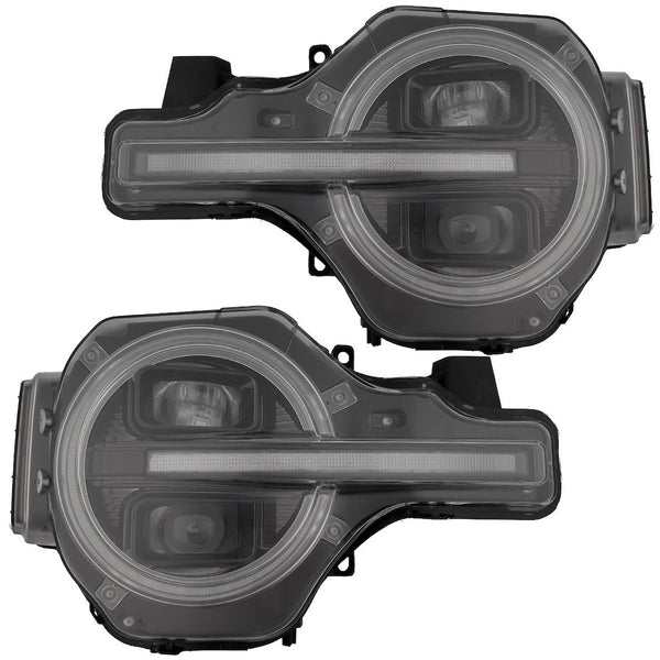 Recon Ultra High Power LED Projector Headlights (MPN: 264479BKWH)