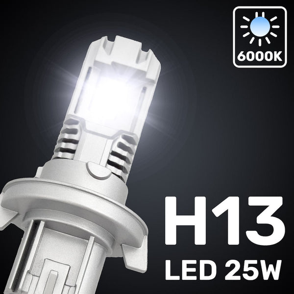 Recon 25 Watt H13 LED Headlight Bulbs (MPN: 264H13LEDHPNB)