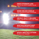 Recon 25 Watt H13 LED Headlight Bulbs (MPN: 264H13LEDHPNB)