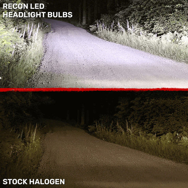 Recon 25 Watt H13 LED Headlight Bulbs (MPN: 264H13LEDHPNB)