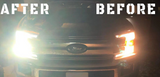Recon 25 Watt H1 LED Headlight Bulbs (MPN: 264H1LEDHPNB)